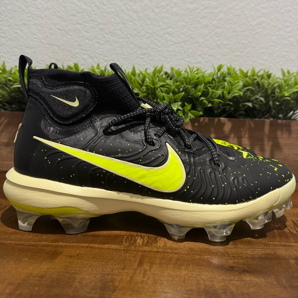 Nike Alpha Huarache NXT MCS “All Star” Black/Lime/Volt Baseball Cleats